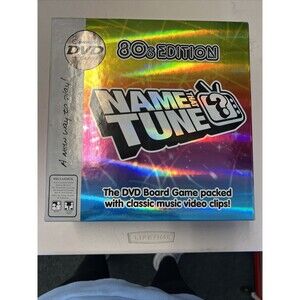Name that Tune 80's Edition DVD Board Game COMPLETE Imagination 2005 Trivia